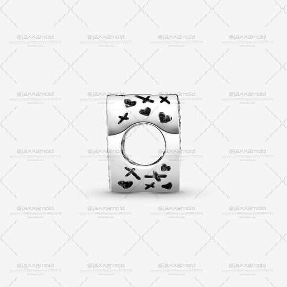 Pandora Sparkling Freehand Heart Charm - Picture 4 of 6